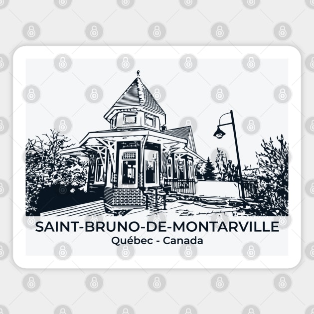 Saint-Bruno-de-Montarville - Québec Magnet by Lakeric
